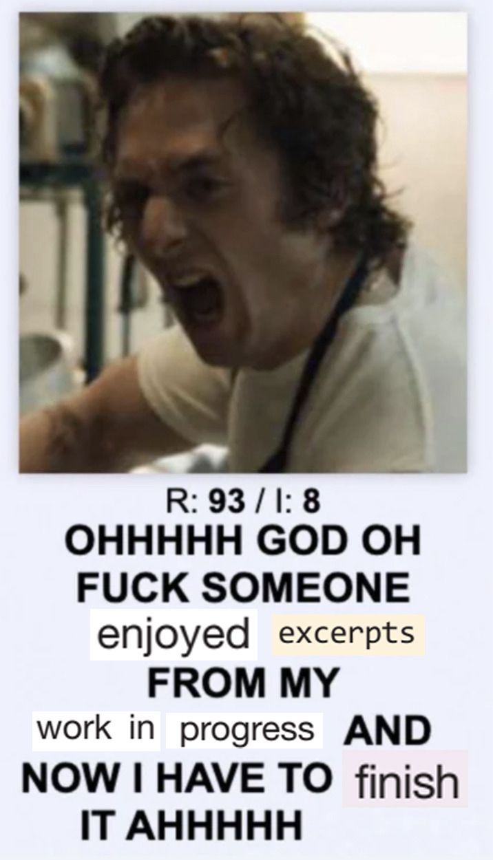 Ohh God Ohh fuck someone enjoyed the excerpts I shared now I have to finish